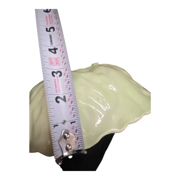 Vtg Carlton Ware ceramic lettuce leaf & tomato salad bowl & matching spoon rest - Picture 11 of 16